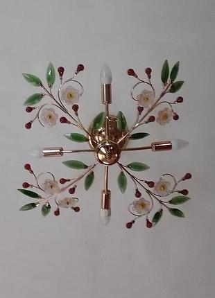 Люстра на 4 рожка ( лампи)