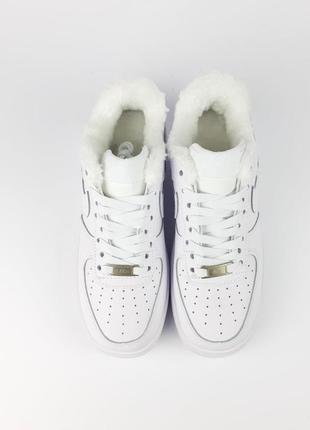 Кроссовки мех зимние nike air force10 фото