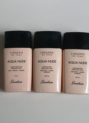 Тональный флюид guerlain lingerie de peau aqua nude