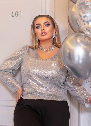 Блузка блуза з паєтками