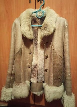 Дубленка кожаная