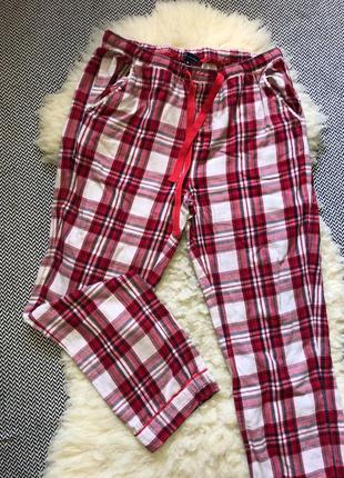 Мужские домашние новогодние пижамные штаны для дома клетчатые клетка хлопковые домашні піжамні штани чоловічі в клітинку бавовняні натуральні5 фото