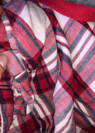 Мужские домашние новогодние пижамные штаны для дома клетчатые клетка хлопковые домашні піжамні штани чоловічі в клітинку бавовняні натуральні8 фото