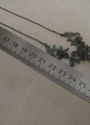 Колье ожерелье ссср королевский янтарь серебро 925 проба звезда №49 фото