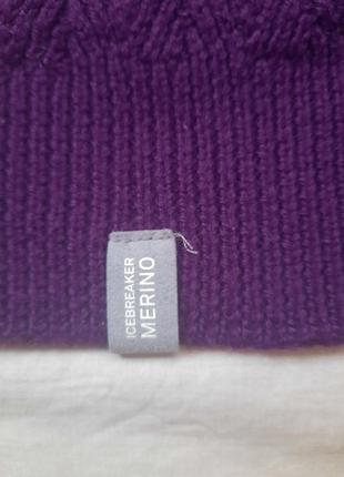 Шерстяная шапка icebreaker merino2 фото