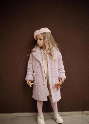 Зимова дитяча шубка для дівчаток2 фото