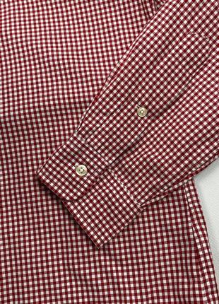 Оригіанльна чоловіча сорочка рубашка в клітину polo ralph lauren cotton plaid shirt8 фото