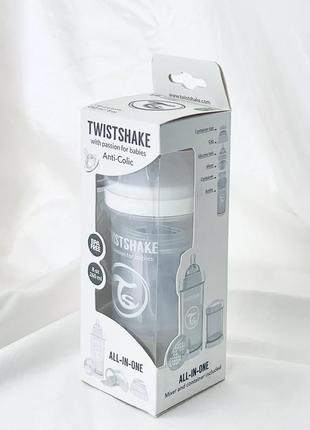 Бутылочка для кормления twistshake 260 мл, антиколиковая1 фото