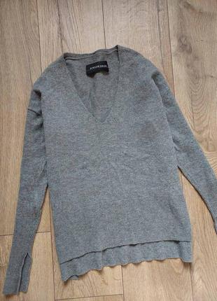 Вовняний пуловер джемпер светр by malene birger реглан кашеміровий шерстяной свитер кашемировый2 фото