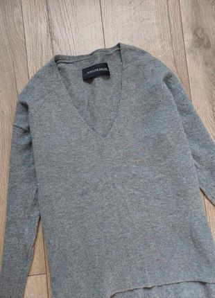 Вовняний пуловер джемпер светр by malene birger реглан кашеміровий шерстяной свитер кашемировый3 фото