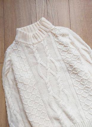 В'язаний об'ємний светр оверсайз джемпер пуловер вовняний вязаный объемный свитер шерстяной2 фото
