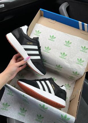 Шикарные зимние женские кроссовки  "adidas originals iniki fleece termo winter"6 фото