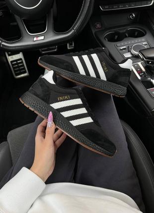 Шикарні зимові жіночі кросівки "adidas originals iniki fleece termo winter"