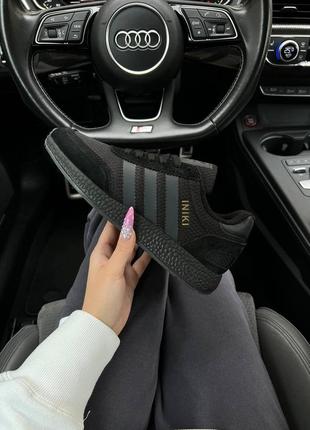 Шикарні зимові жіночі кросівки "adidas originals iniki fleece termo winter"3 фото