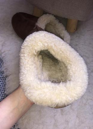 Ugg оригинал тапочки хутряні натуральные домашние замшевые овчина замша домашні капці оригінал9 фото