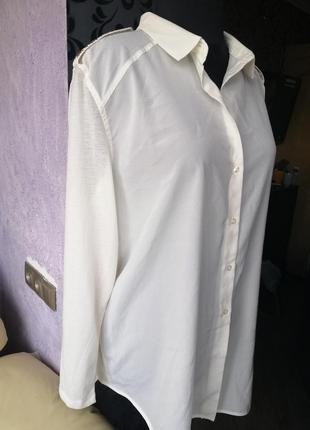 Рубашка (блуза) удлененная свободного кроя h&m2 фото