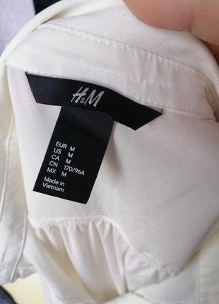Рубашка (блуза) удлененная свободного кроя h&m6 фото