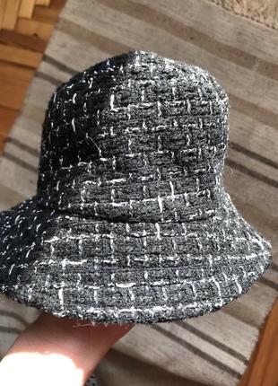 Шляпа шляпа твид h&amp;m3 фото