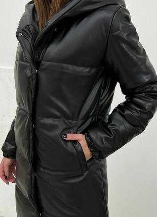Удлиненная куртка зефирка2 фото