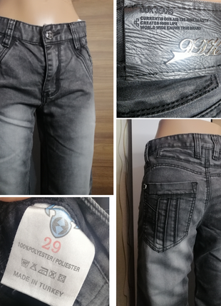 Сірі чоровічі джинси розмір 291 фото