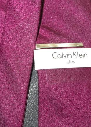 Мужской фирменный галстук calvin klein , натур шелк
