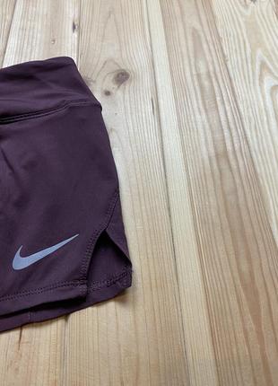 Спортивные коричневые шорты nike dri-fit из новых коллекций running pro combat2 фото