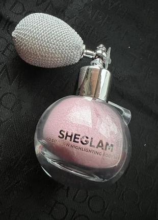 Хайлайтер блеск мист для тела и лица с распылителем sheglam go go glow highlighting body mist2 фото