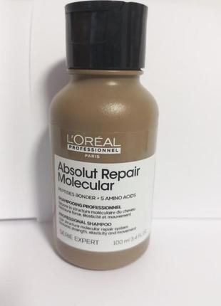 L'oreal professionnel serie expert absolut repair molecular shampoo.