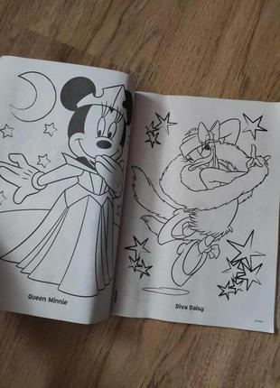 Детская раскраска activity book usa disney минни маус, minne mikey, дейзи , дональд mouse