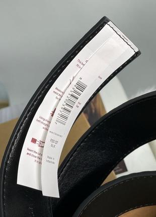 Кожаный ремень в стиле coach