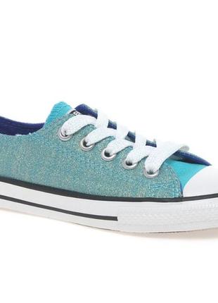 Кеди converse all star blue and gold