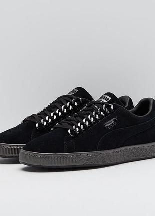 Снікери, кеди, кросівки, натуральна замша, замшеві, оригінал, puma suede classic x chain6 фото