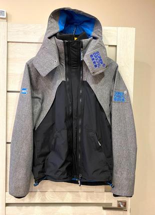 Куртка superdry hooded wind hybrid jacket l оригинал6 фото