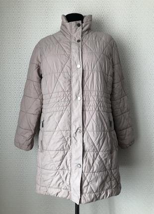 Стёганое пальто / длинная куртка от charles vogele, размер 50, укр 56-58-60