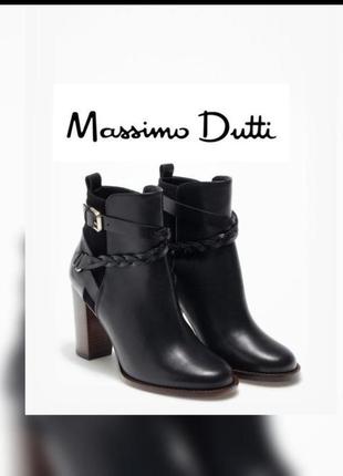 Батальоны на каблуке от massimo dutti р. 39-401 фото