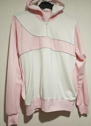 Худи молодежное с карманами двойным капишоном на флизе