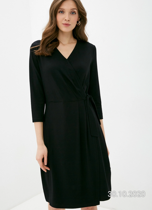 Англія базова чорна сукня,v-подібний виріз2 фото