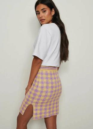 Теплая юбка na-kd knittedstarted skirt2 фото