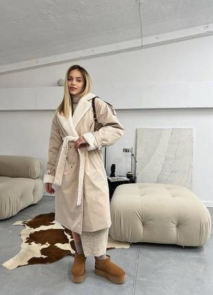 Женское пальто парка дииоr 110 см1 фото