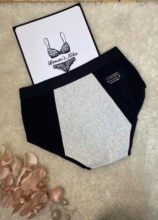 Трусики для месячных 🩸 бесшовные бикини xs s m l xl  черные послеродовые урологические4 фото