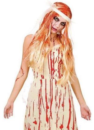 Невеста мертвая зомби королева бала платье карнавальное