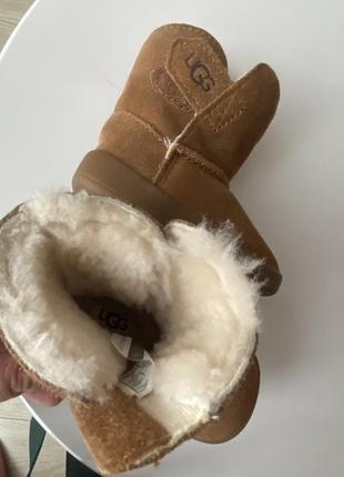 Зимние замшевые сапоги ugg для младенцев на 0-3 месяца6 фото