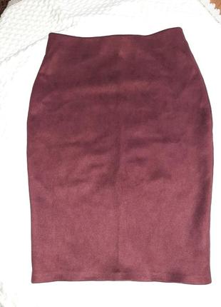 Замшевая юбка