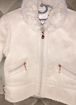 Суперстильна куртка, дублянка. 18-24 місяці