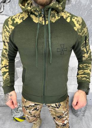 Флісовка тепла кофта зсу піксель