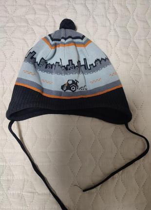 Шапка хлопковая на мальчика