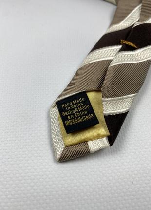 Мужской шелковый галстук donald j. trump signature silk striped tie7 фото