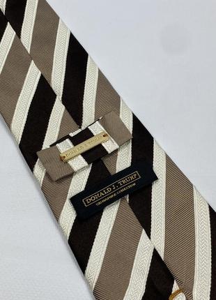 Мужской шелковый галстук donald j. trump signature silk striped tie3 фото