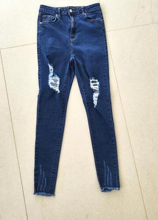 Стрейчевые джинсы высокая талия8 фото