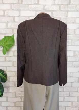 Фирменный gerry weber стильный пиджак/жакет в темно коричневом цвете, размер с-м2 фото